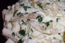 Pastai cu smantana si usturoi