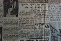 Agresiune împotriva unui primar din jud. Brăila. Dimineaţa 1932.