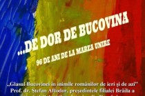 Dor de Bucovina la Casa de Cultură a Municipiului Brăila