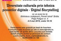 Diversitate culturala prin tehnica povestilor digitale - Digital Storytelling, la Biblioteca Judeteana Braila