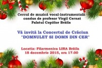 ”Domnuleț și Domn din Rai”, concert de Crăciun, 18 decembrie 2015