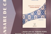 Violeta Craiu lansează cartea „Schiță pentru o monografie a Comunei Stăncuța” 
