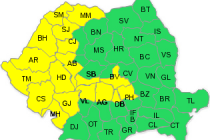 Cod galben de ploi si vânt în perioada 30-31 ianuarie 2015