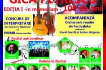 Festivalul Național ”Gica Petrescu”, prima editie, 4-6 mai 2015