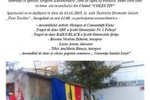 Spectacol caritabil la Galați pentru victimele incendiului din Clubul ”Colectiv”