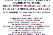 Spectacol folcloric la Măxineni cu ocazia Zilelor comunei