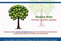 Club de dezvoltarea personală la Biblioteca Județeană Brăila