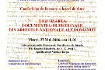 S-a lansat baza de date www.arhivamedievala.ro