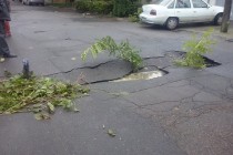 Strada Rahova se surpă ! 