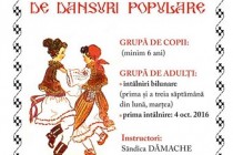 Atelier de Dansuri Populare pentru începători la Biblioteca Județeană Brăila