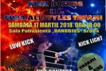 La Brăila Campionatul Național de Kick Boxing și K1 Cupa All Styles Tatami (Low Kick, Kick Light și Full Contact)