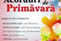 Acorduri de primăvară la Şcoala Populară de Arte Vespasian Lungu Brăila.Muzică populară şi uşoară