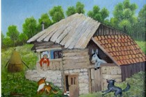 DUMITRU STEFANESCU - STEF expune pictura naiva cu tema POVESTI CU HAZ