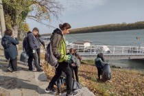 Acțiune de igienizare a malului Dunării 