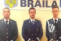 Poliția Brăila a primit trei absolvenți ai academiei de poliție