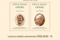 Fănuș Neagu. Lansarea volumelor I și II și a medaliei comemorative 90