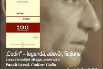 Lansări de carte la Casa Memorială Panait Istrati.  Volumul bilingv Codin de Panait Istrati. Studiului Panait Istrati – omul care aderă la cinematograf semnat de Titus Vîjeu