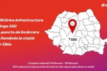 E.ON Drive Infrastructure România atinge pragul de 500 de puncte de încărcare pentru mașini electrice