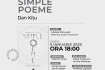 Daniel Kițu. Lansare Simple poeme la Librăria Cărturești din Brăila Mall 