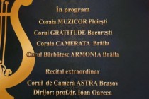 Brăila găzduiește Festivalul de Muzică Corală ARMONIFEST pe 21 Martie