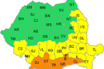 Val de căldură şi disconfort termic accentuat - avertizare de cod galben si portocaliu, 29-30 iulie a.c.
