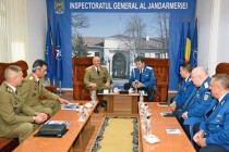 Jandarmeria Română şi Statul Major al Forţelor Terestre (MApN) cooperează în domeniul formării continue a personalului