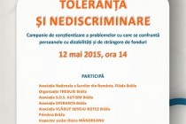 ”Toleranță  si nediscriminare”, eveniment organizat la biblioteca ”Panait Istrati” Brăila  