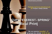 Sah: Cupa ”Everest-Spring” Micul Prinț, Braila