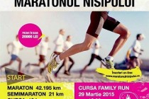Maratonul Nisipului - 29 martie 2015, pe plaja din statiunea Mamaia
