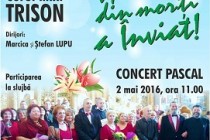 Concert pascal susținut de corul Trison la Catedrala din Brăila