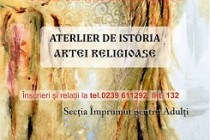Atelier de Istoria Artei Religioase la Biblioteca ”Panait Istrati”