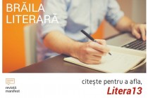 Litera 13 a lansat prima carte poștală literară brăileană