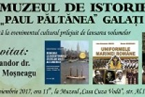 Lansare de carte la muzeul ”Casa Cuza Vodă” Galați