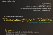 DIALOGURI LIRICE…LA DUNARE - maraton de poezie si muzică la Galati -