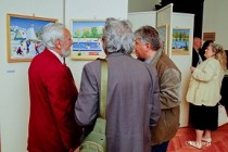 Dumitru Ștefănescu Ștef continuă tradiția expozițiilor personale de pictură naivă