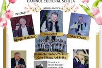 La Căminul Cultural din Schela vă invităm la un spectacol de muzică, poezie și literatură: 