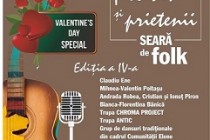 Seară de folk de Valentine’s Day la Școala de Arte „Vespasian Lungu”