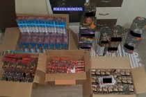 Însurăței | 100 de kilograme de artificii confiscate de poliție