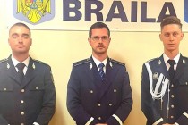 Poliția Brăila a primit trei absolvenți ai academiei de poliție 