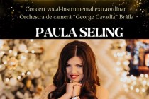 Paula Seling se întoarce în Brăila printr-un concert Magie de Crăciun