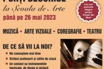 Porți deschise la Şcoala Populară de Arte şi Meserii Vespasian Lungu Brăila până pe 26 mai