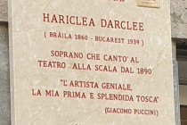 În Milano s-a amplasat o placă comemorativă Hariclea Darclée 