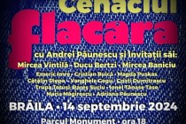 CENACLUL FLACĂRA revine la Brăila pe 14 septembrie cu un concert