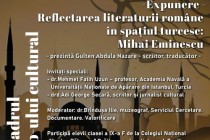 Expunerea științifică cu tema Reflectarea literaturii române în spațiul turcesc: Mihai Eminescu susținută de Gulten Abdula Nazare