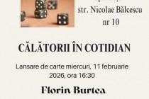 Florin Burtea lansează volumul „Călătorii în cotidian” la Brăila