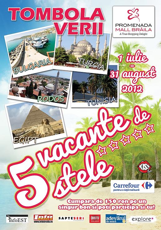 5 vacante de 5 stele