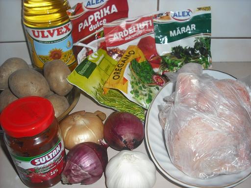 Ostropel de pui - ingrediente