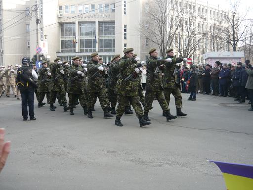 Defilarea armatei - 24 ianuarie la Braila