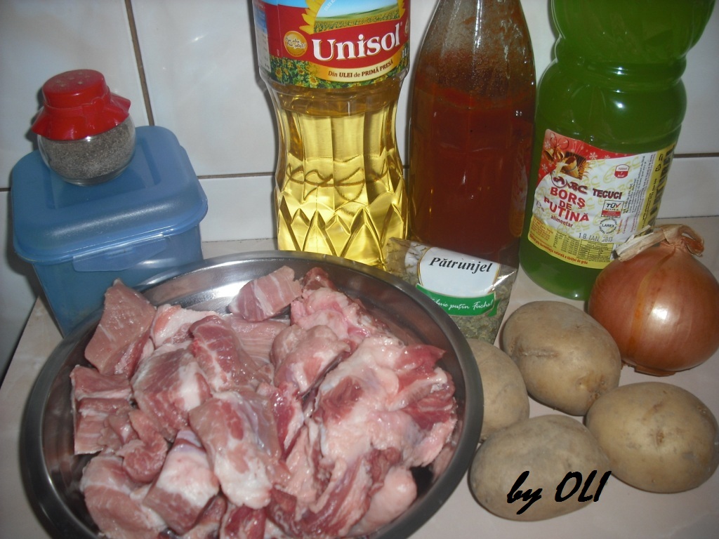 ciorba de porc - ingrediente