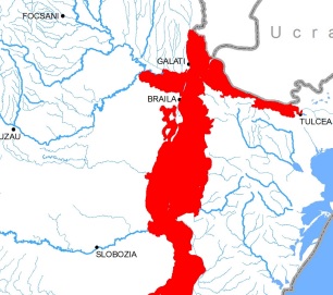 riscul de inundatii al Dunarii in judetul Braila